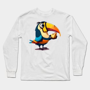 Toucan & Cake Long Sleeve T-Shirt